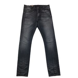MATIAS Japan Distressed Selvedge Jeans Black